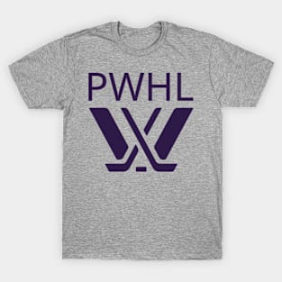 PWHL LOGO PURPLE COLOR T-Shirt